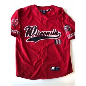 wisconsin baseball jersey